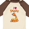 thumbnail image 4 of Inktastic I Love Snakes Boys or Girls Long Sleeve Baby Bodysuit, 4 of 5