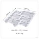 thumbnail image 1 of Molde de gota de cristal DIY con agujero Colgante de etiqueta de mascota de hueso Molde de silicona simple Punto de moda Herramienta de moldeo práctica, 1 of 5