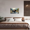 thumbnail image 4 of ZHONGYUTONG Bison Canvas Wall Art American Buffalo Pictures Wall Decor Wilderness Animal Painting Print for Living Room Decor Framed (12.00" x 18.00"), 4 of 5