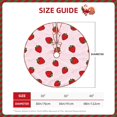 thumbnail image 2 of Fotbe Strawberry Pattern Christmas Tree Skirt, Tree Skirts Plush Christmas Decorations, Christmas Tree Skirts Xmas Decorations Holiday Party Decor-36", 2 of 6