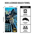 thumbnail image 4 of Batman Beach Towel, Kids, 28 x 58, 4 of 7