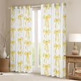 thumbnail image 2 of Castle Fairy Kawaii Bowtie Blackout Curtains Set of 2 (52x84 Each),Dreamy Window Curtains, 2 of 6