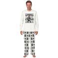 thumbnail image 3 of Slapsquatch Bigfoot Hockey Matching Family Christmas Pajamas With Dog, Beige Sasquatch Holiday PJs, Plus Sizes, With Pockets, 3 of 7