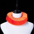 thumbnail image 6 of Renaissances Victorian Ruffle False Collar and Wrist Cuffs Set Colonial Clown Choker Neck Collar Cuffs for Women and Men, 6 of 8