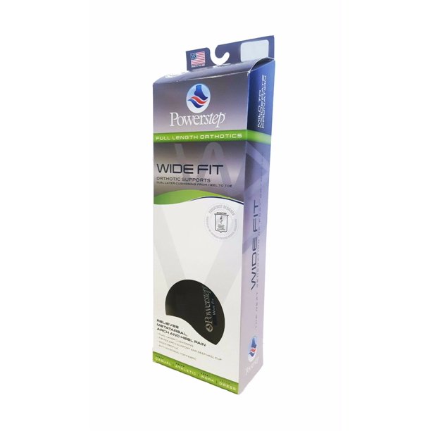 powerstep wide fit orthotics