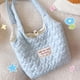 thumbnail image 4 of Bolso de hombro informal para mujer, Bolso de comestibles de gran capacidad, Color caramelo, Bolso diario para niñas, 4 of 5