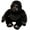 Black_65CM, variant on Quality Monkey Plush Pillow Black Animal Designs for Home Comfort Cushions