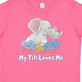 thumbnail image 4 of Inktastic My Titi Loves Me Cute Elephants Clouds Moon and Stars Boys or Girls Baby T-Shirt, 4 of 5