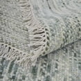 thumbnail image 3 of Feizy Branson Transitional Solid, Green/Ivory, 9'6" x 13'6" Area Rug Stain Resistant Kid Friendly Handmade Casual Geometric Floor Rug for Living room Bedroom, 3 of 9