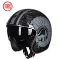 thumbnail image 5 of Casco de fibra de carbono 3/4 TORC Casco de motocicleta ligero V587 Casco abierto Casco de moto Casco de motocross, 5 of 5
