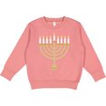 thumbnail image 2 of Inktastic Chanukah Hanukah Menorah Toddler Sweatshirt, 2 of 4