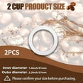 thumbnail image 6 of 2Pcs For 2/4/6/9 Cup Silicone Sealing Ring Gaskets Sealing Ring Moka Pot Coffee Maker Filter Accessories Kitchen Accessory, 6 of 6