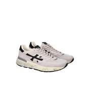 Premiata Layered Sneakers With Textured Sole And Cushioned Finish Grey (Mens)