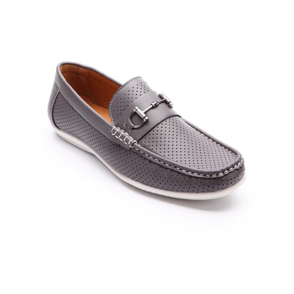 Aston Marc Mens Walk Faux Leather Slip-On Loafers