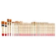 thumbnail image 2 of Kingart, Multicolored Value Pack Brushes, Set of 50, All Ages, 2 of 5