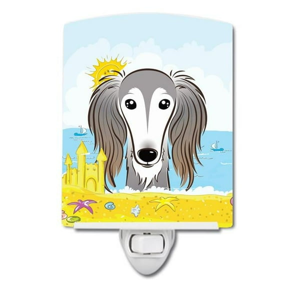 Saluki Summer Beach Ceramic Night Light