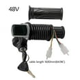 thumbnail image 7 of 1000W 48V Brushed Electric Motor with Speed Controller & Key Switch LCD Throttle Grips High Speed Electric Scooter Motor for E Bike Go-Kart Mini Bike Motorcycle Bicycle Pit Dirt Bike ATV Quad, 7 of 7