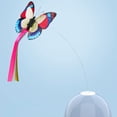 thumbnail image 3 of Juguete interactivo para gatos, juguete para gatos con mariposa automática, juguete giratorio eléctrico para gatos, juguete giratorio para gatos, características mejoradas Jadeshay A, 3 of 8