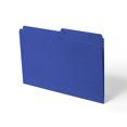 thumbnail image 2 of Continental Letter size File Folders. Navy colour, 12 count, 2 of 3