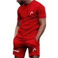 thumbnail image 4 of Ropa deportiva de tenis transpirable para hombre, ropa deportiva de verano para exteriores, ropa de entrenamiento de bádminton, camiseta suelta para correr, traje de manga corta, 4 of 5