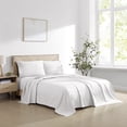 thumbnail image 2 of Brielle Home 300 Thread Count 100% Cotton Dobby Striped Sheets Collection, 2 of 5