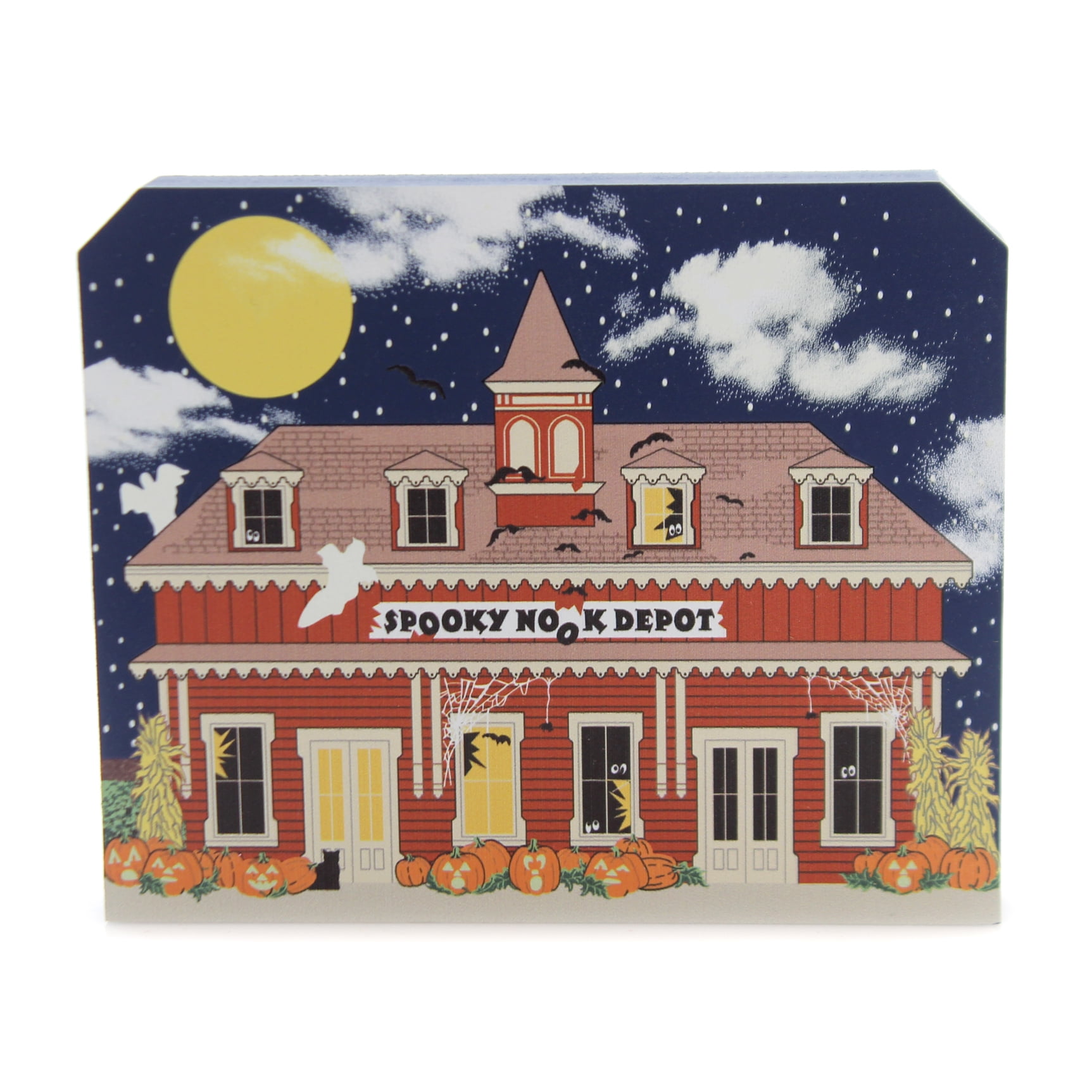 Cats Meow Village SPOOKY NOOK DEPOT Wood Halloween 18632