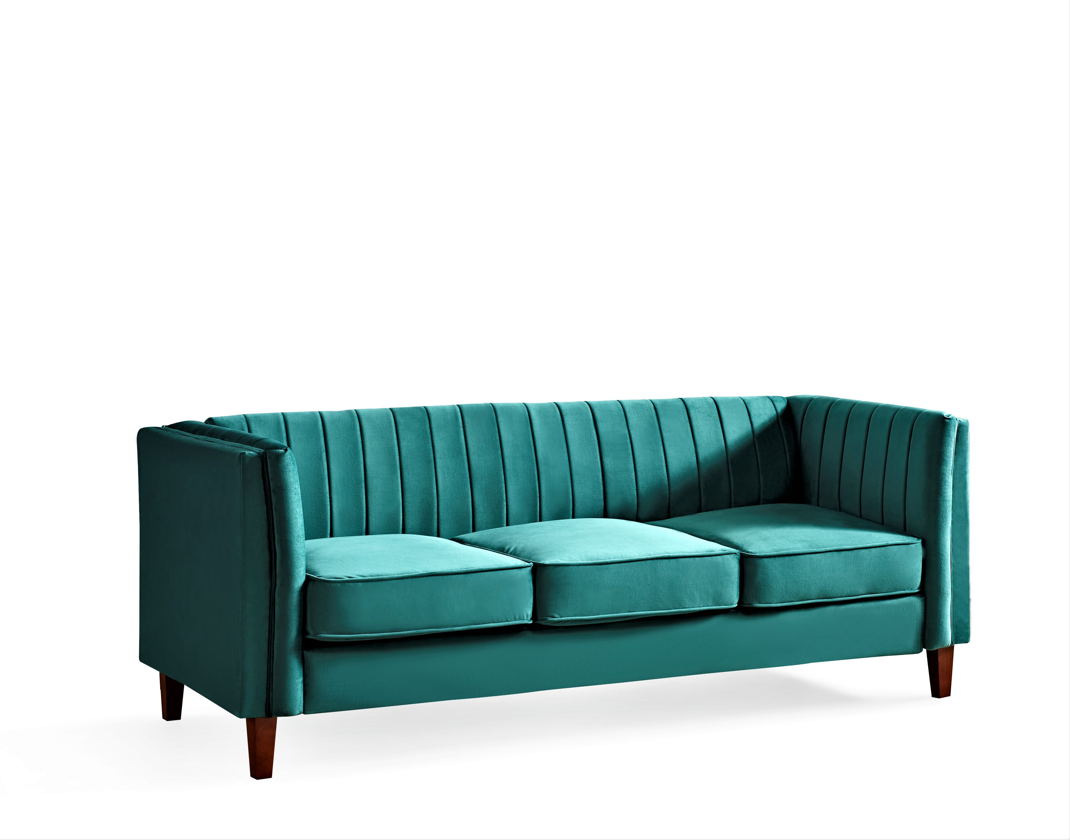 Plainfield Line Tufted Square Design Sofa
