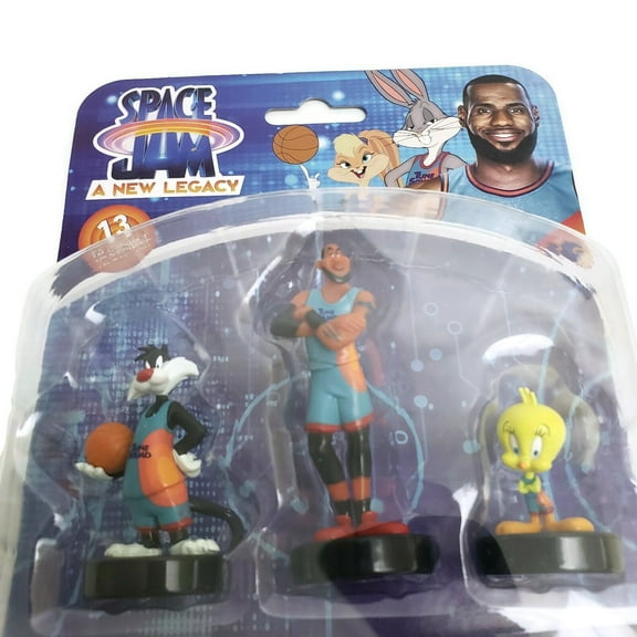 Space Jam A New Legacy Toys Stampers Lebron- Silvestre & Tweety