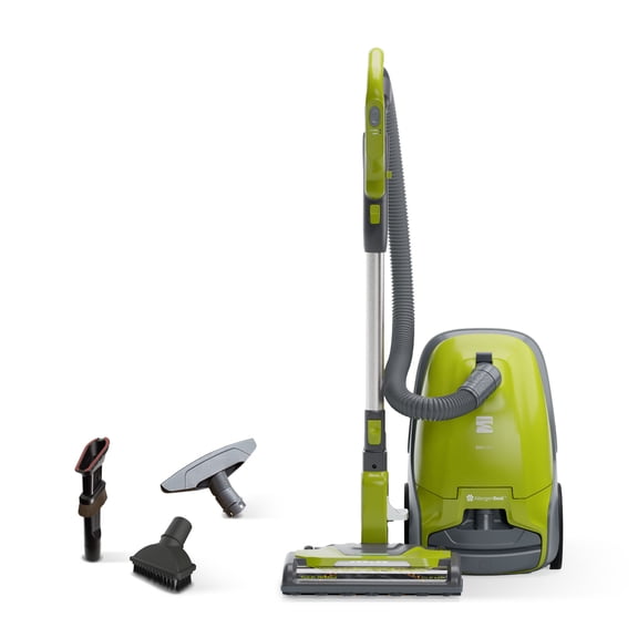 Kenmore 81215WM 200 Series Bagged Canister Vacuum, HEPA Filter, 2-Motor Suction for Pet Hair, Carpet & Hard Floors, Green