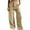 *Khaki, variant on ClodeEU Women's Mid Rise Cargo Jean Pant,Straight Leg Pants with Pockets , Loose Fashion Pants Khaki,Womens Plus XL