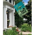 thumbnail image 2 of Thideape SeSea Turtle Summer Beach Houses Flag Double Sided Burlap Outdoor Decor Flags 28 x 40 Inch, 2 of 5
