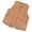 Khaki-XXXL, variant on 1. Men's Western Suedes Vest Cowboy Fitted Waistcoat Sleeveless with Pockets for Weddings, Party & Daily Wear