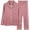 Pink, variant on Cavosen 2 Piece Sets for Women Pajamas Button down Soft Sleepwear Long Sleeve Collar Shirts Long Pants Nightwear Polka Dots Print Loungewear with Pocket Loose Pjs Outfits Pink M