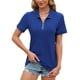 thumbnail image 1 of Camiseta de Corta para Mujer Azul Oscuro M, 1 of 10