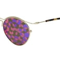 thumbnail image 3 of Dior Pink Violet Marqueterie Pattern Round Ladies Sunglasses DIORORIGINS1 06J/0Z 53, 3 of 3