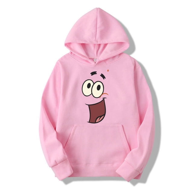 Sudadera con capucha de Bob Esponja para hombre y mujer, suéter de dibujos animados de Anime, color amarillo, para primavera y otoño, 2024