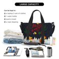 thumbnail image 4 of Travel Duffle Bag Merry Christmas Elk Travel Tote Bags Carry on Luggage Waterproof Weekender Bags with Top Handle Adjustable Shoulde Strap for Travel Gym, 4 of 5