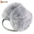 thumbnail image 3 of Spencer Women's Faux Fur Earmuffs Winter Outdoor Ear Warmers Headband Earflap Cover Ear Muff "Gray", 3 of 9