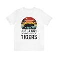 thumbnail image 2 of Just A Girl Who Loves Tigers T-shirt Gift for Animal Lovers, White Unisex, 2 of 6