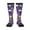 2 Black-1, variant on Bowling Game print thigh-high socks, crafted for both men and women with a stretchy, high-opaque design perfect for daily wear
