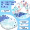 thumbnail image 3 of UUSUOO Baby Play Mat Baby Gym,Kick and Play Piano Gym,Tummy Time Activity Mat with 5 Infant Sensory Baby Toys,Infant Toys Piano Baby Play Mat Music & Light Newborn Infant Gifts for 0-3 6 9 12 Months, 3 of 8