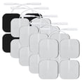 thumbnail image 1 of Almohadillas de repuesto para unidad TENS, electrodos autoadhesivos (20 unidades), almohadillas de 5 x 5 cm para masajeador muscular, almohadillas autoadhesivas TENS para electroterapia., 1 of 5