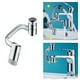 thumbnail image 2 of Extensor giratorio para grifo universal de gran ángulo, accesorio giratorio para lavabo con 2 modos de rociado, accesorio rociador para lavabo de baño, 2 of 8