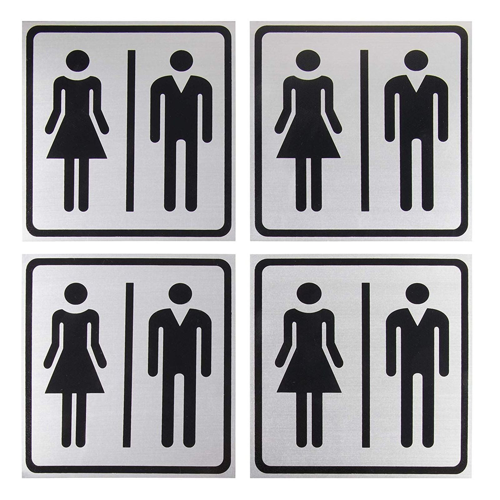Gents And Symbol Toilet Sign Or Sticker Blue On White Size 150mm x 150mm 