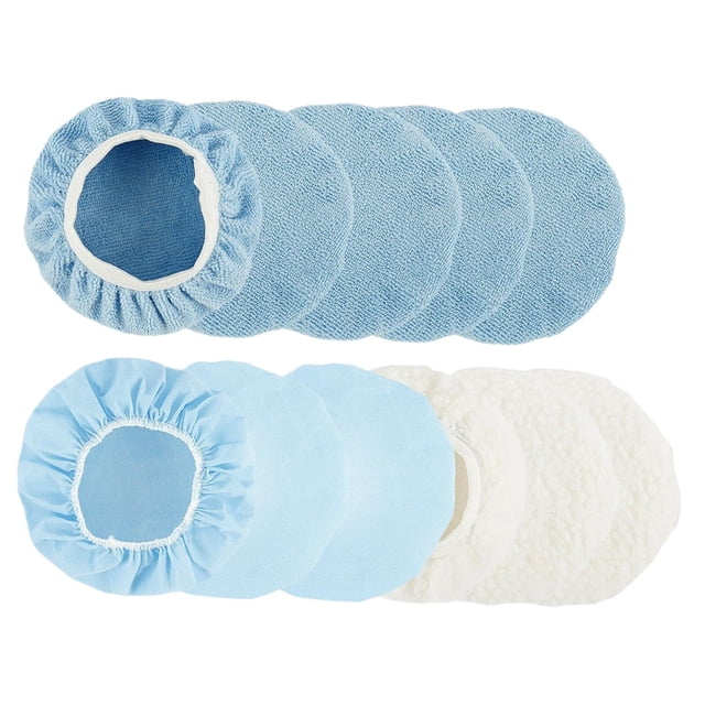 20 almohadillas aplicadoras de cera para coche, almohadillas pulidoras, esponjas para detalles de coche para encerar. 9 a 10 pulgadas 10 piezas