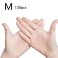 thumbnail image 1 of Guantes elásticos de PVC de alta densidad para limpieza y tatuajes, para uso doméstico y cosmético, paquete de 100, 1 of 8