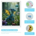 thumbnail image 3 of Diamond Art Kits for Adults - Blue Dragon Woodland Bubble Fantasy 5d Diamond Painting for Adults, Diamond Art for Adults Beginners, Frameless Diamond Painting Kits for Adults for Home Wall Decor, 3 of 7
