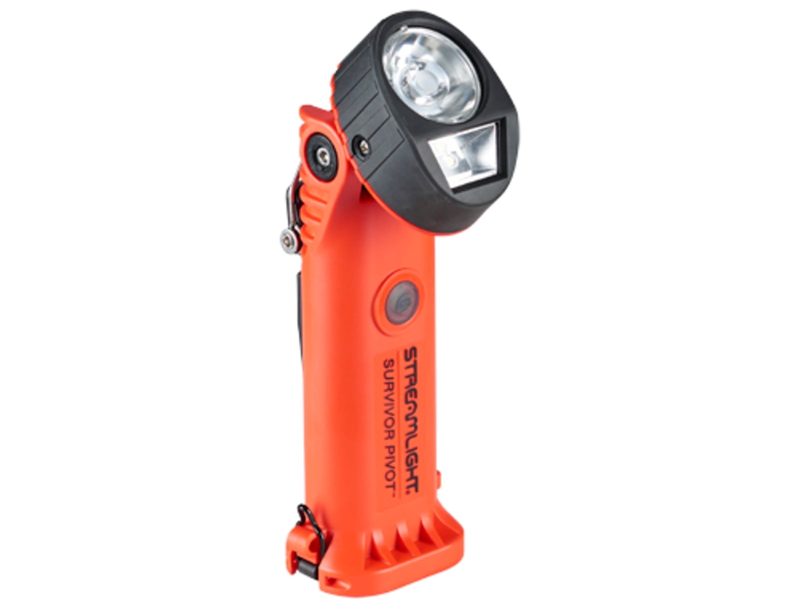 Streamlight Survivor Pivot USB Dual-Beam Articulating Flashlight, Orange