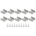 thumbnail image 1 of Unique Bargains LED Strip Light Clips Mounting Bracket Fixing Clips with Screws for 15mm-17mm Light Cable Ribbon 100 Pack, 1 of 6