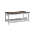 thumbnail image 2 of Pemberly Row Table Basse en Blanc et Fini Bois Brun Bois Flotté, 2 of 3